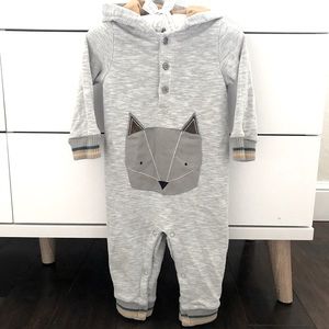 3/$15 First impressions warm onesie with hood